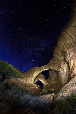 Starry night in Arches NP