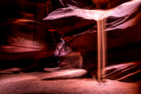 Sand  Fall in Antelope Canyon