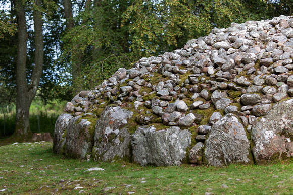 Ancient Stacked Rock Clava Cairn