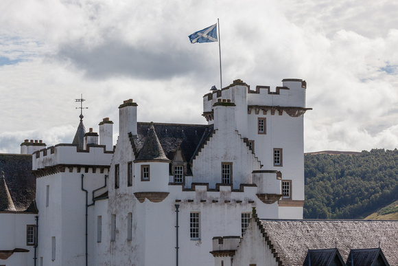 Flag on Top of Blair Castle