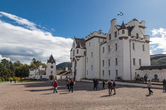 Blair Castle With Tourists